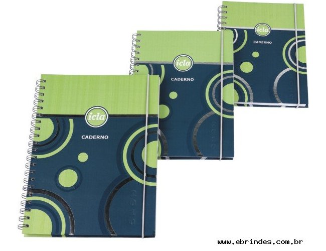 Caderno personalizado Espiralado