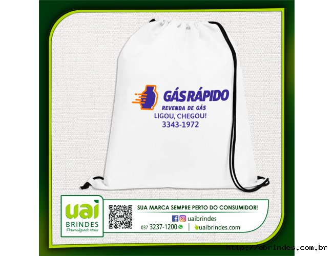 Mochila saco em Nylon