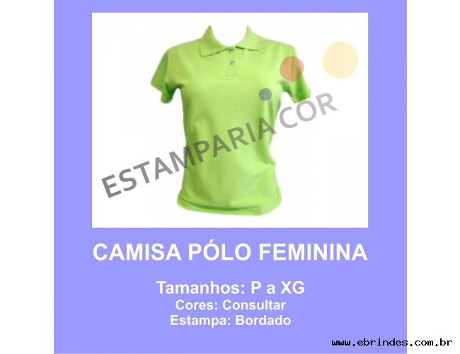 Camisa Pólo Feminina