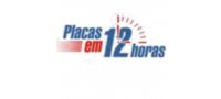 Placas em 12 horas