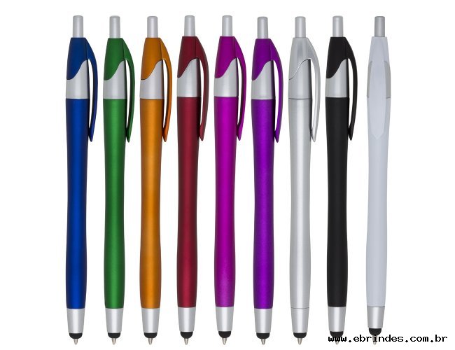 Caneta Click Plstica Touch