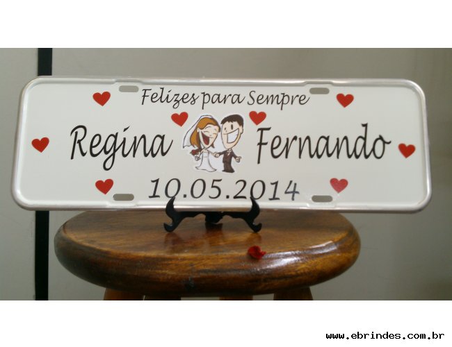 PLACA CASAMENTO