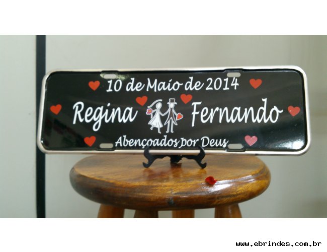 PLACA CASAMENTO