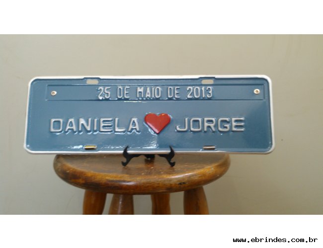 PLACA CASAMENTO