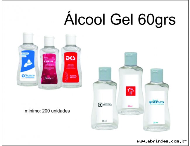 Álcool em gel 60grs