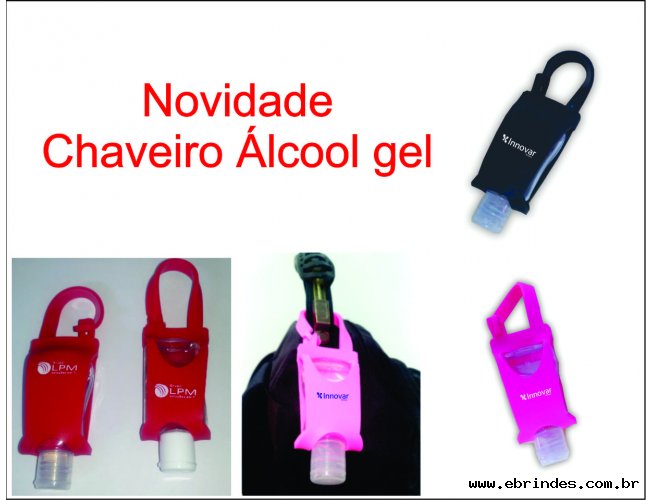 Chaveiro Álcool Gel