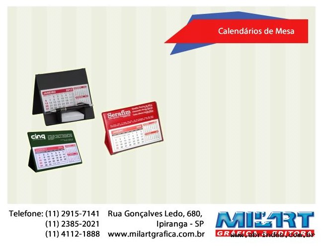 Calendrios de Mesa