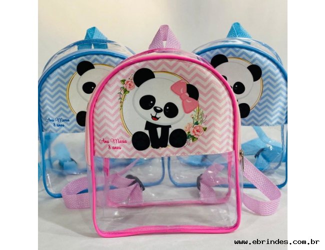 Mochila Izzi Personalizada Tema Panda