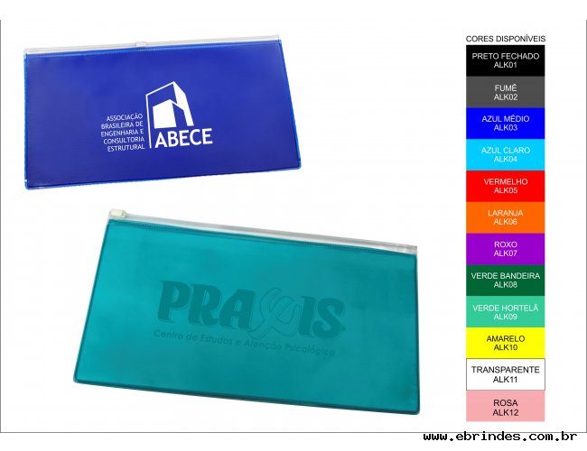 Porta Voucher ZIP ZAP em PVC