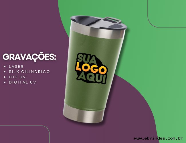 Copo Térmico 500ml com Abridor