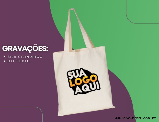 Sacola de Algodão 👜🌱