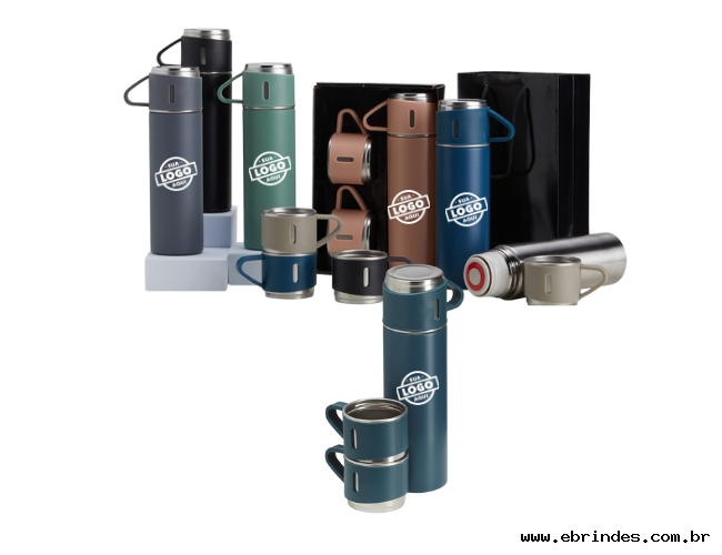 Kit Garrafa Térmica Personalizado