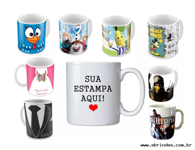 CANECA PORCELANA PERSONALIZADA