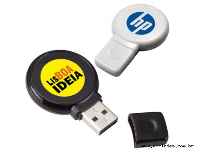 Pendrive Redondo Personalizado 4 GB