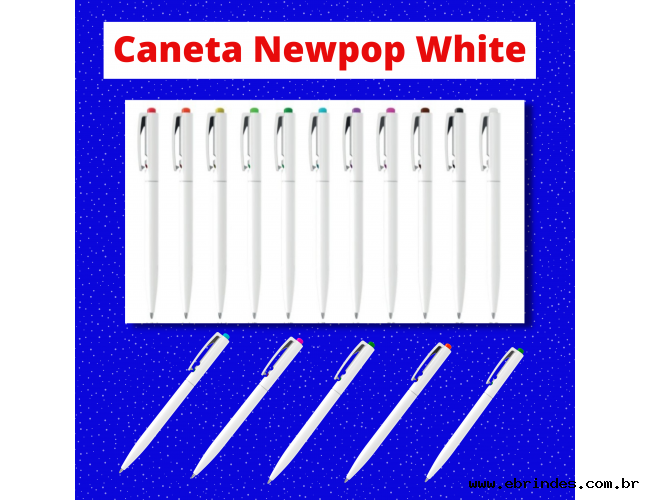 Caneta Newpop White