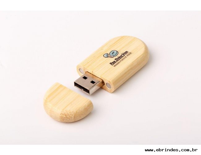 Pen Drive de madeira