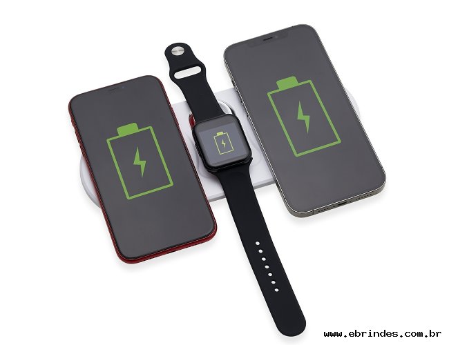 Base de carregamento por induo dual para celulares e Iwatch