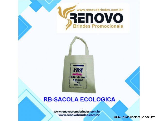 SACOLA ECOLOGICAS PERSONALIZADAS