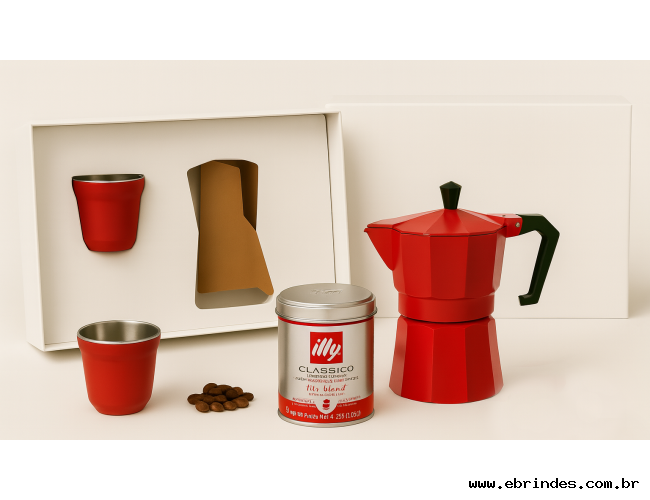 Kit Cafeteira Italiana
